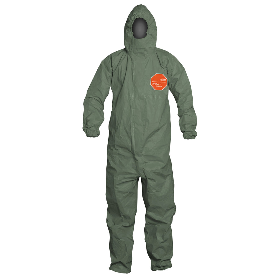 DuPont Tychem® 2000 SFR Protective Coveralls, Green