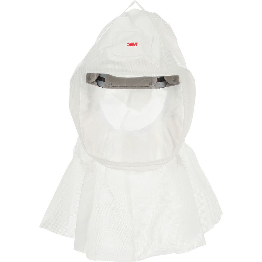 3M Versaflo Hood with Integrated Head Suspension, Soft Top, Single Shroud, Case of 5