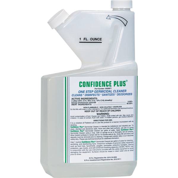 MSA Confidence Plus Germicidal Respirator Cleaner, Liquid