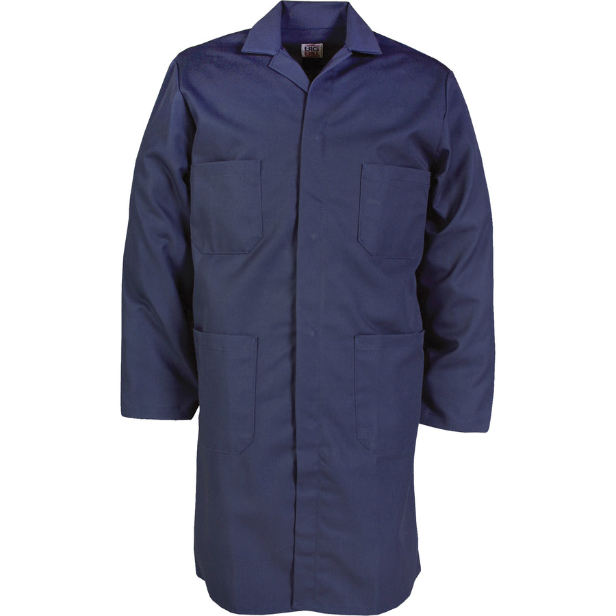 Big Bill Lab Coats, Poly-Cotton, Navy Blue