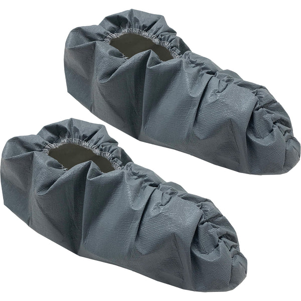Ansell KleenGuard™ A40 Skid-Resistant Shoe Covers, Large/Medium, SMS, Grey, Pack of 50