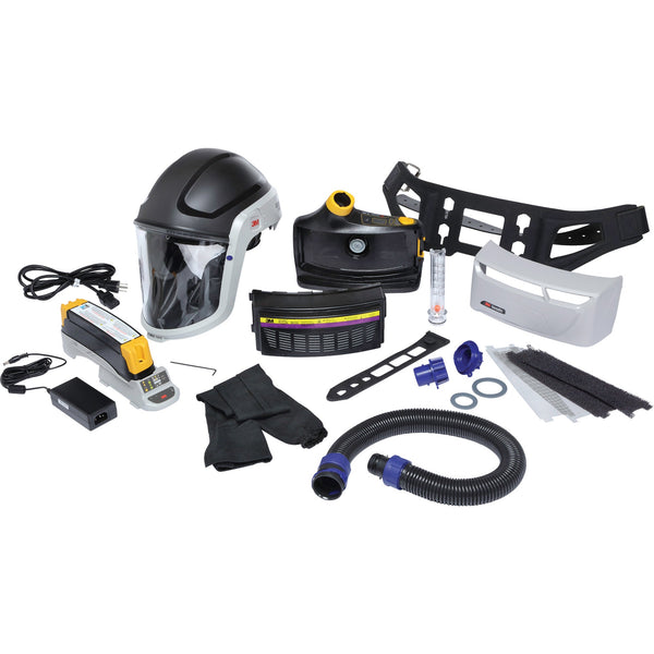 3M Versaflo TR Series Heavy Industry PAPR Kit, Hard Hat & Faceshield, Lithium-Ion Battery