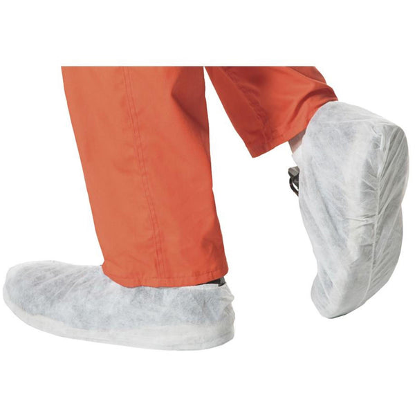 Pioneer 2022 Disposable Shoe Covers, Polypropylene, White, Pack of 50