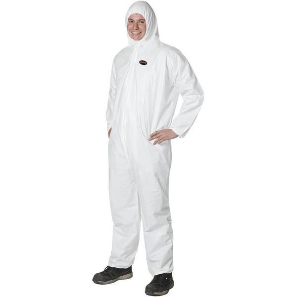 Pioneer 2055 Disposable Coveralls, White, Microporous