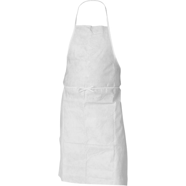 Ansell KleenGuard™ A10 Apron, Polyethylene, White, 28" W x 36" L, Case of 100
