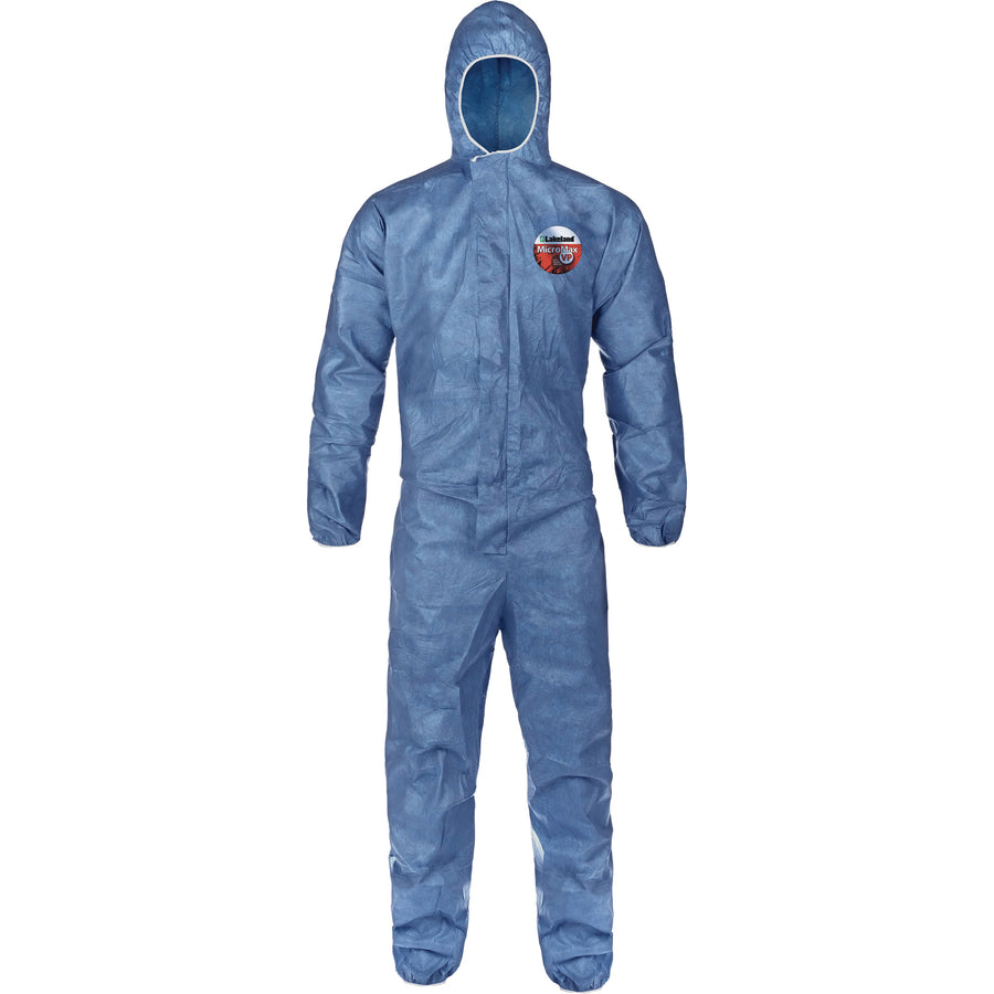 Lakeland MicroMax® VP Hooded Coveralls, Blue, Case of 25