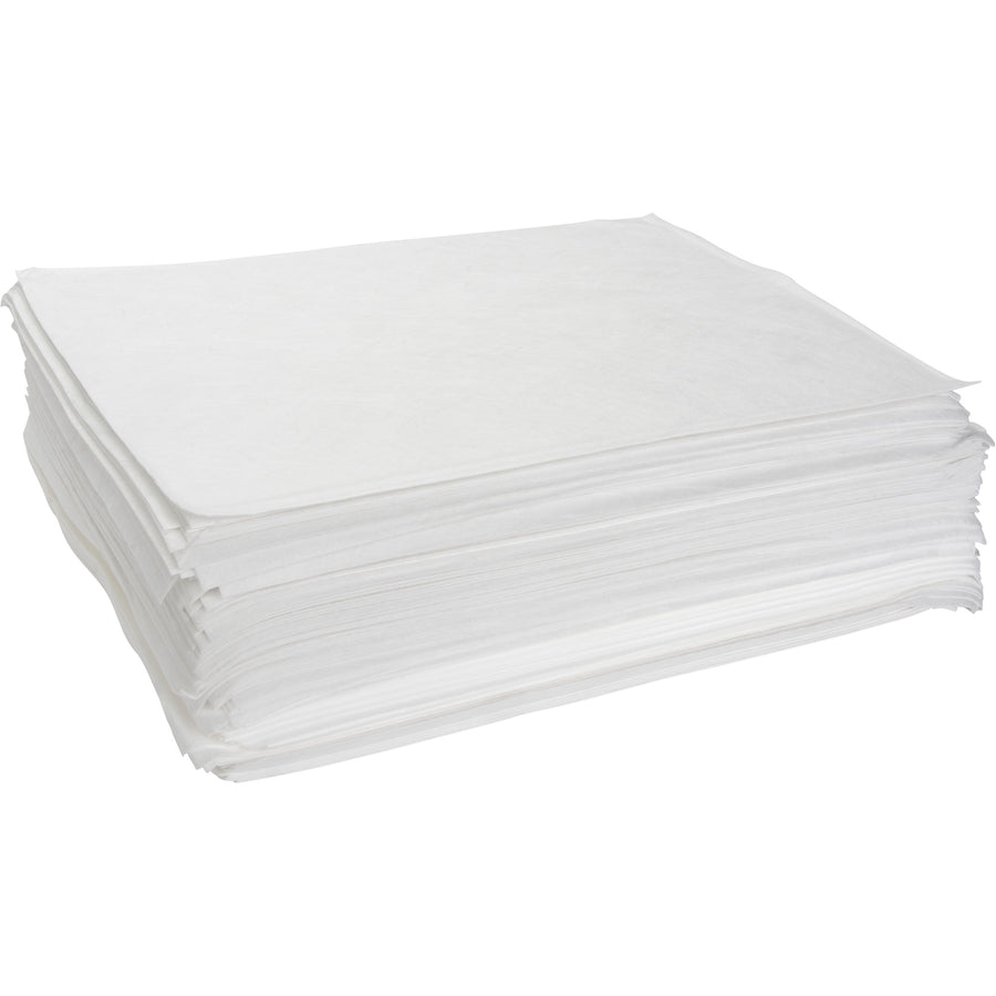 Zenith Meltblown Sorbent Pads, 15" x 19", Pack of 100