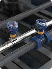 Icon TIF Insertion Paddle Wheel Flow Meter with Batching and Relay Outputs