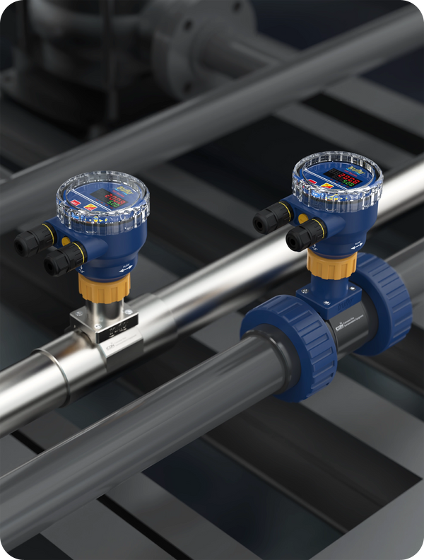 Icon TIF Insertion Paddle Wheel Flow Meter with Batching and Relay Outputs