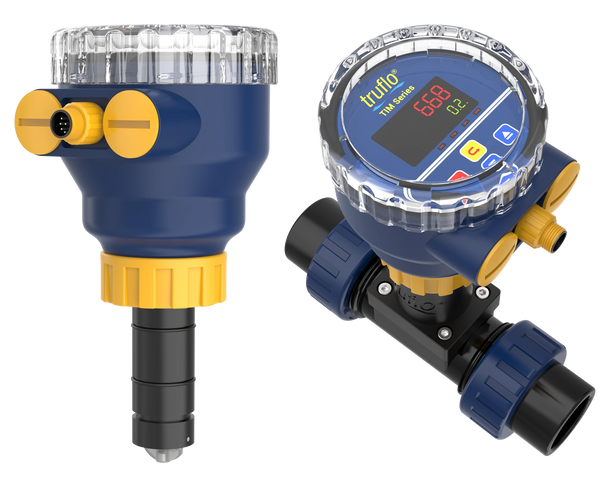 Icon TIM Insertion Paddle Wheel Flow Meter with Pulse and 4-20mA Output