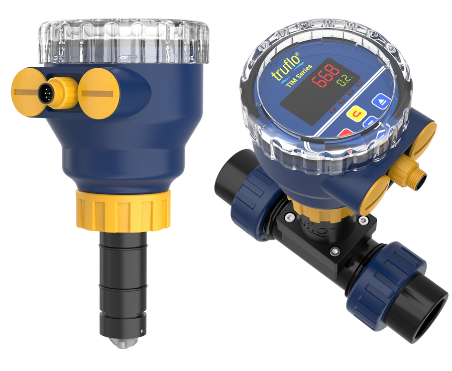Icon TIM Insertion Paddle Wheel Flow Meter with Pulse and 4-20mA Output