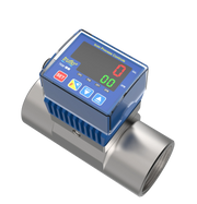 Icon TK3M 316 Stainless Steel In-Line Paddle Wheel Flow Meter with Pulse and 4-20mA Output
