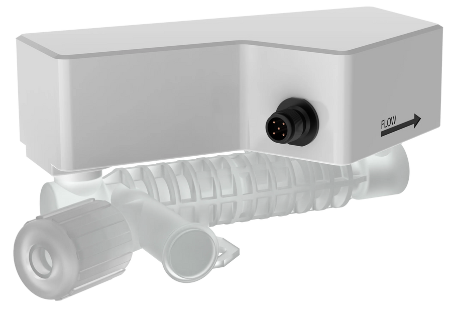 Icon UltraFlo 1000 PFA Ultrasonic Flow Meter with Remote Display