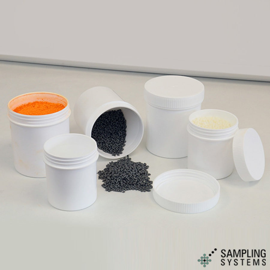 White GMP PP Tubs — Laboratory Container