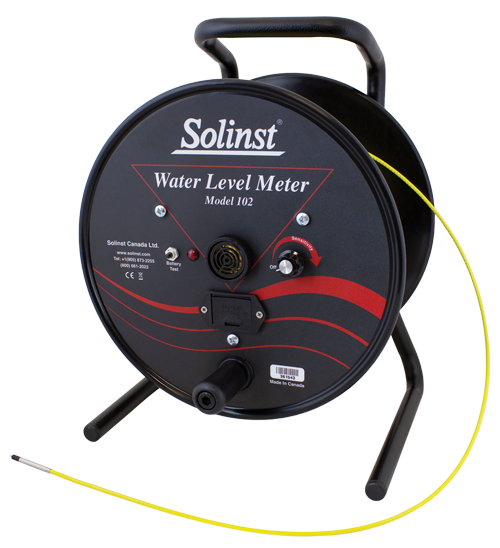 Model 102 P4 Water Level Meter With Laser Marked Cable — Water Level Meter