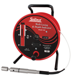 Model 105 Well Casing & Depth Indicator With Laser Marked Flat Tape — Water Level Meter