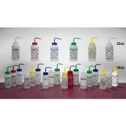 Safety Labeled Wide Mouth Wash Bottles — Laboratory Bottle