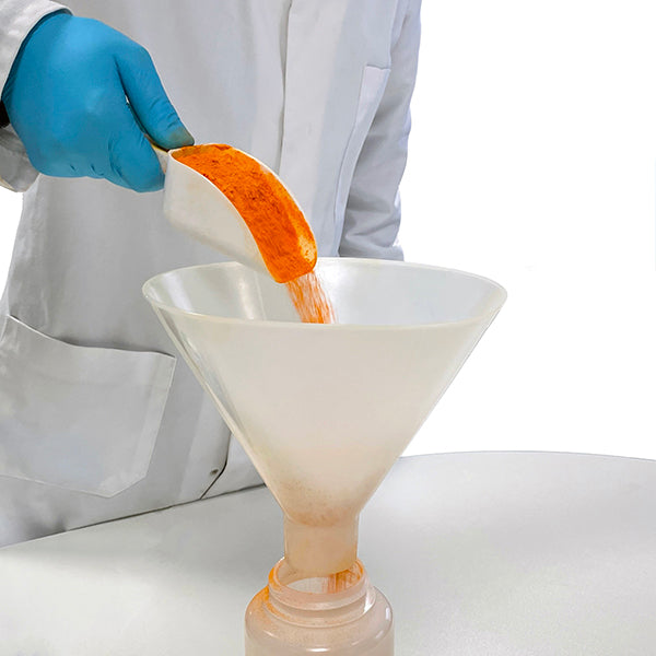SteriWare® Double Bagged - USP Class VI Powder Funnel — Powder Funnel