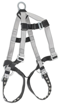 Hybrid Econo Work Positioning Harness With Tongue Buckles Leg Strap Connectors