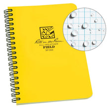 Image de chargement dans la visionneuse de la galerie, 4,625 ″ x 7 ″ rite in the Rain® All-Wheher Side Spiral Notebook
