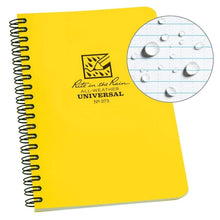 Image de chargement dans la visionneuse de la galerie, 4,625 ″ x 7 ″ rite in the Rain® All-Wheher Side Spiral Notebook
