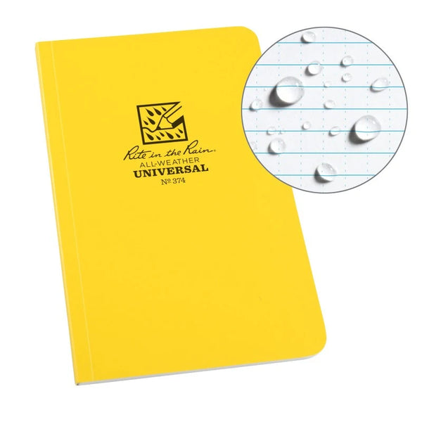4.25″ x 7.25″Rite in the Rain® All-Weather Soft Cover Book with Universal Pattern — Field Notebook
