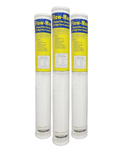 FLOW-MAX Pleated Synthetic Cartridge — Pleated Filter Cartridge
