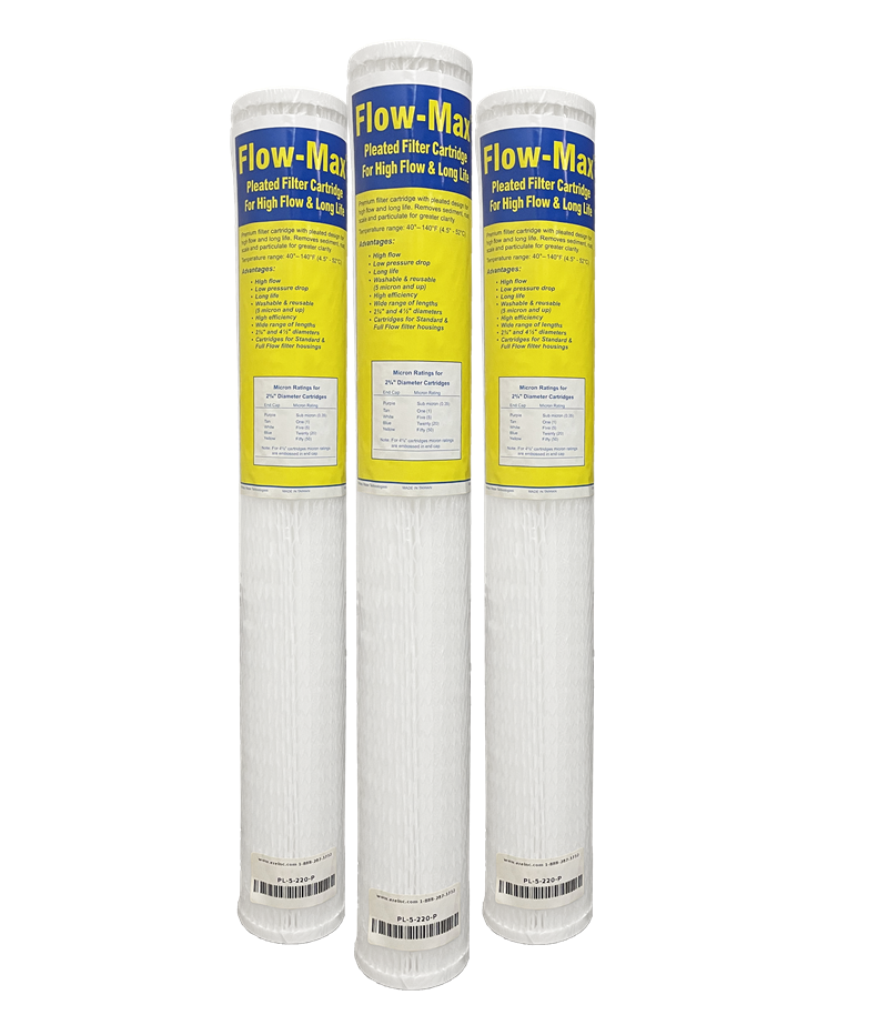 FLOW-MAX Pleated Synthetic Cartridge — Pleated Filter Cartridge