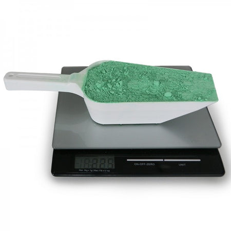 White GMP Volumetric Scoop PS SteriWare PharmaScoop®