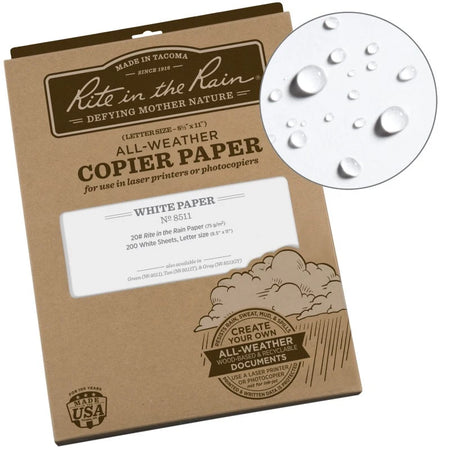 Rite in the Rain® Papier de l'imprimante tout temps