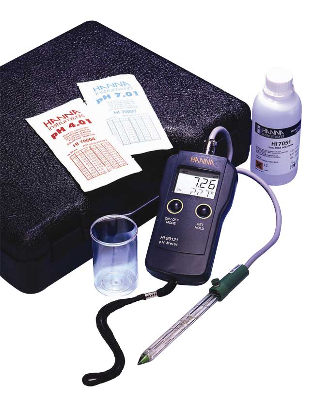 Kit pour la mesure directe du pH du sol