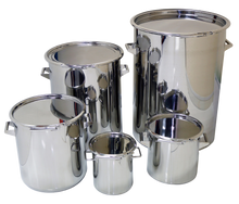 Load image into Gallery viewer, Stainless Storage Drums - 316L Stainless Steel
