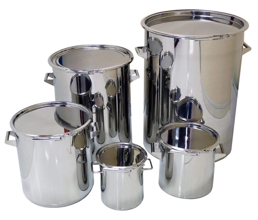 Stainless Storage Drums - 316L Stainless Steel