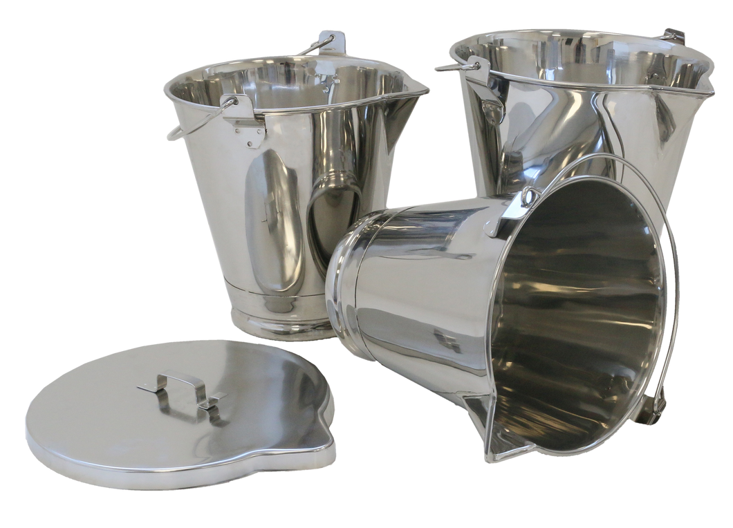 Buckets With Spouts (316L Stainless Steel)