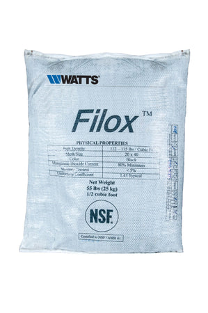Filox ™ Media Fer, Hydrogène Sulfure et Réduction du manganèse