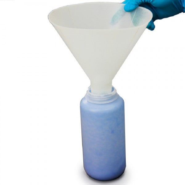 Natural HDPE SteriWare® Powder Funnel — Powder Sampler