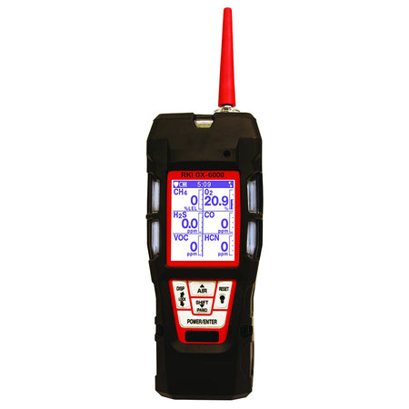 GX-6000 Up To 6-Gas, Sample Draw Portable Monitor With Choice Of PID, IR & Super Toxic Sensors