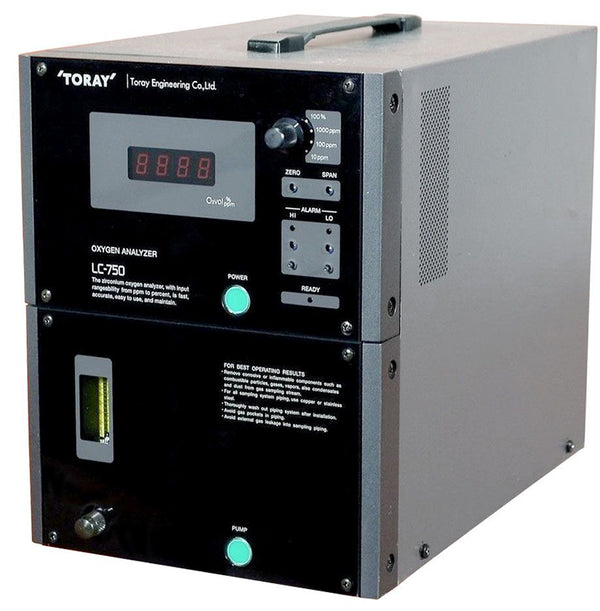 LC750 PC120 Built In Type Oxygen Analyzer For Low Concentration Clean Gas — Fixed Gas Detector