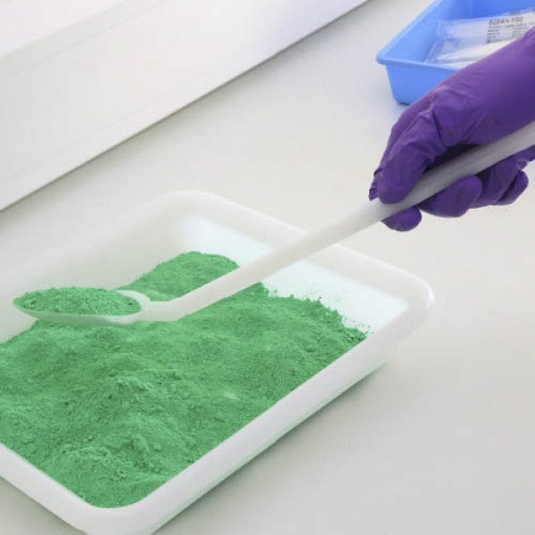 Natural HDPE SteriWare® Long Handled Angle Spoon — Powder Sampler