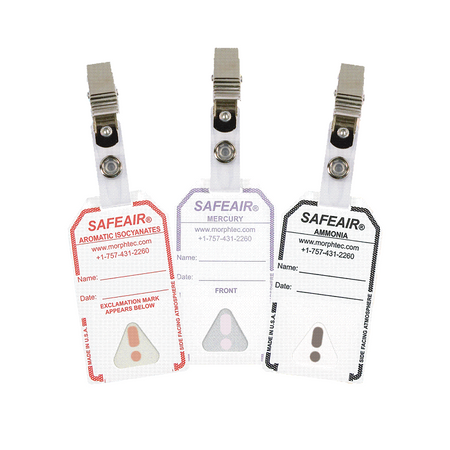 SafeAir® System Chemical Detection Badges