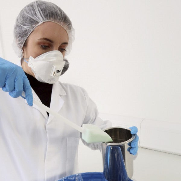 Natural HDPE SteriWare® Long Handled Scoop — Powder Sampler