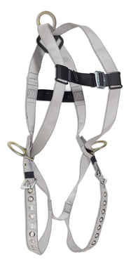 B-Compliant Work Positioning Harness With Tongue Buckles Leg Strap Connectors — Fall Protection Harness