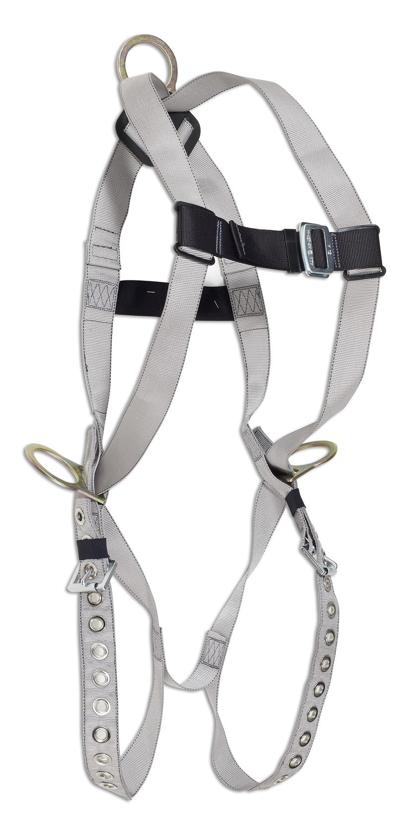 B-Compliant Work Positioning Harness With Tongue Buckles Leg Strap Connectors