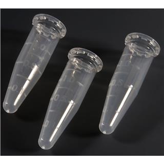 1.5 ml Graduated Polypropylene (PP) Microcentrifuge Tube Without Cap, Natural