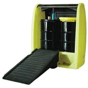 2 Drum Hardcover & Spill Pallet — Spill Containment