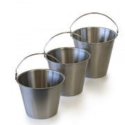 Non Graduated Buckets (316L Stainless Steel) — Laboratory Container