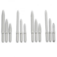 Image de chargement dans la visionneuse de la galerie, Blanc PS étroite Blade Steriware® V-spatule (ouvert)
