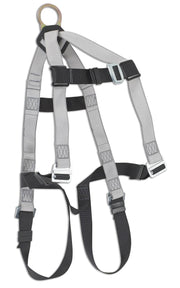 Hybrid Econo Fall Arrest Harness With Friction Leg Strap Connectors — Fall Protection Harness