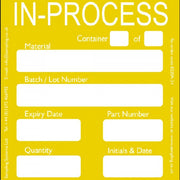 "In Process" Quality Control Labels — Quality Control Label