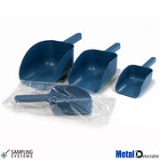 Blue Metal Detectable PP SteriWare PharmaScoop® — Powder Sampler